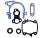 Set of gaskets and seals on a white background