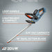S2K3B2-01 Senix 20 Volt Max 3-Tool Cordless Combo Kit, 10-Inch String Trimmer, Blower & 18-Inch Hedge Trimmer
